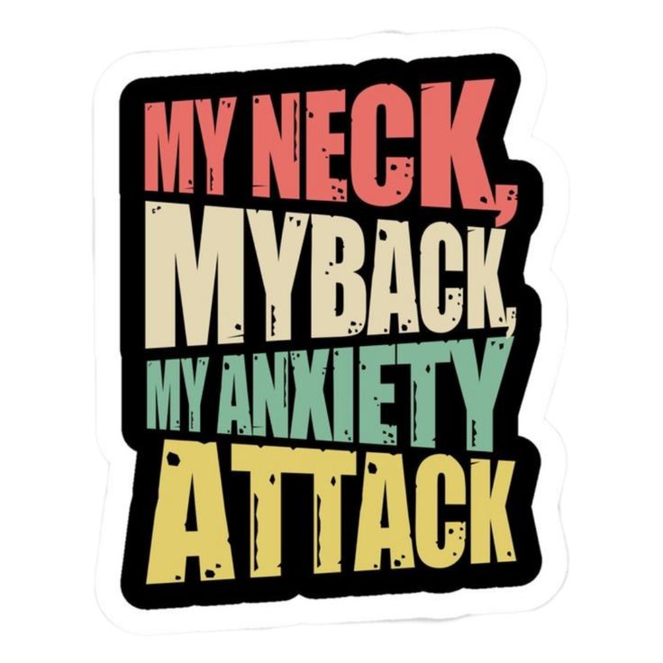 My Neck My Back Sticker