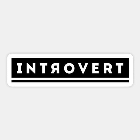 Introvert Sticker