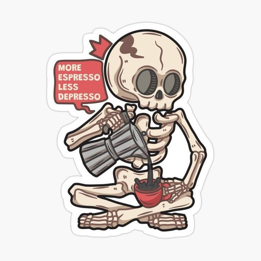 More Espresso Sticker
