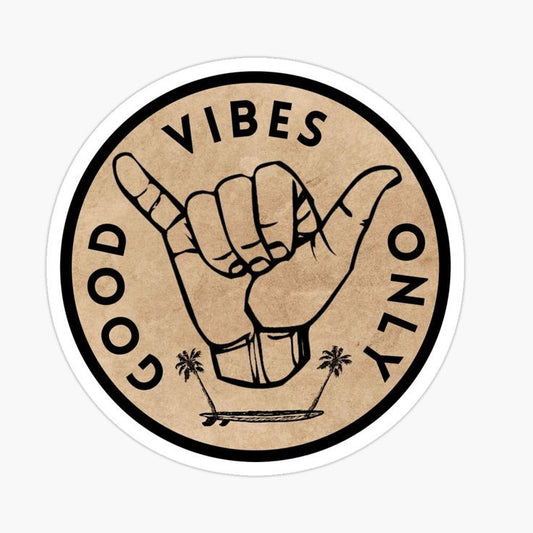 Good Vibes Only Sticker