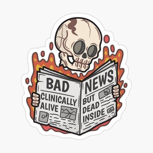 Bad News Sticker