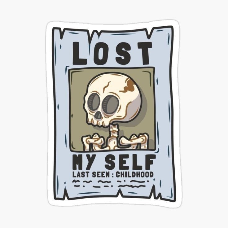 Lost Myself Sticker